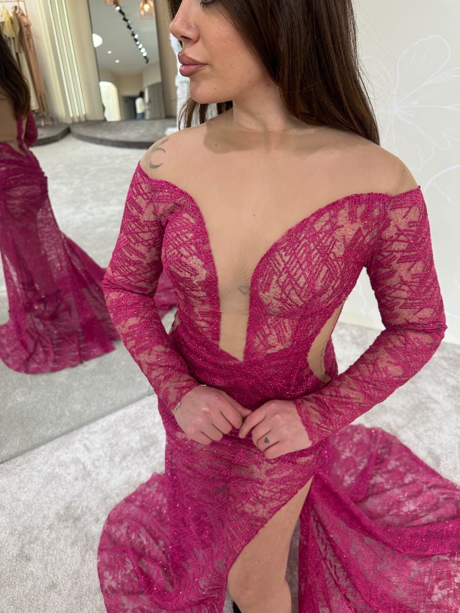 Dress pink - Thumbnail 4