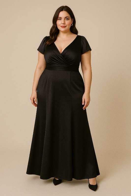 Black Satin Elegance - Image 1