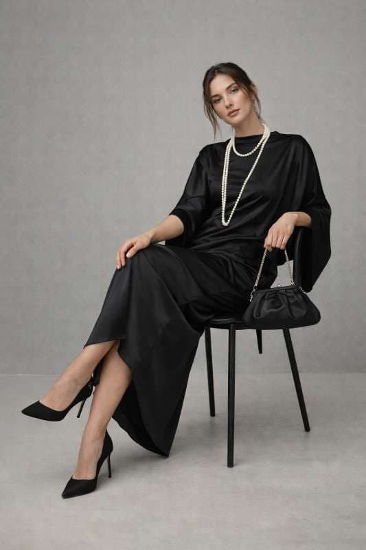 Eclipse Satin Dress - Image 1